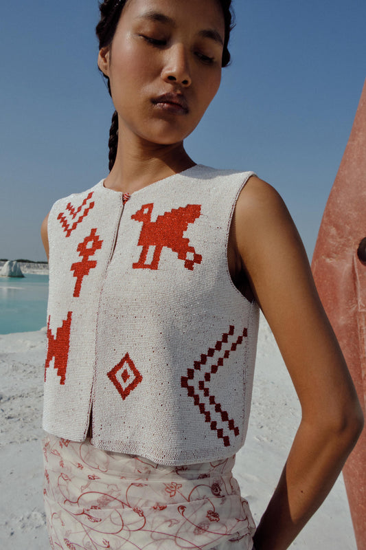 Wuna Beaded Vest