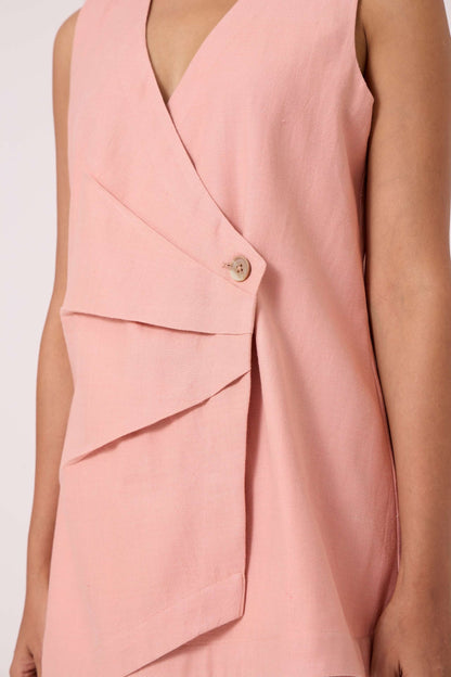 Karenin Pink Handwoven Top
