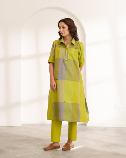 The Kochi Collared Tunic & Pants Set