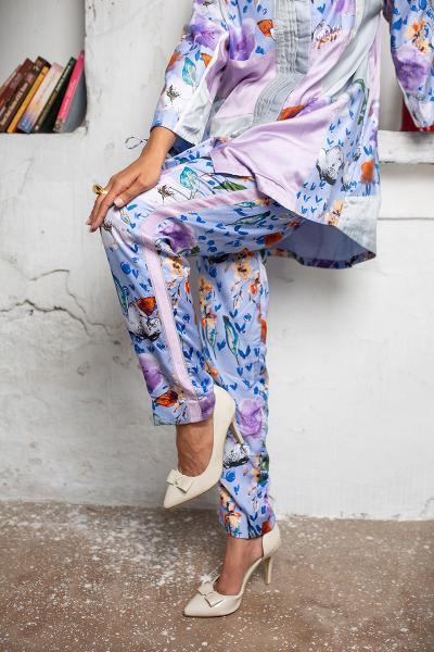 Gouache Print Pants