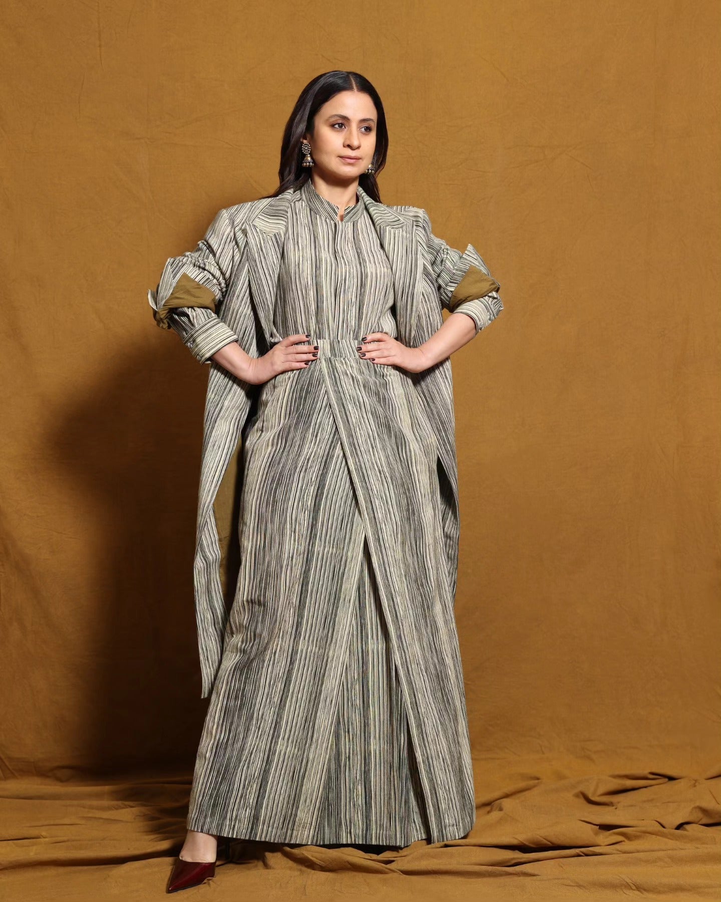 Kahlua Stripe Trench