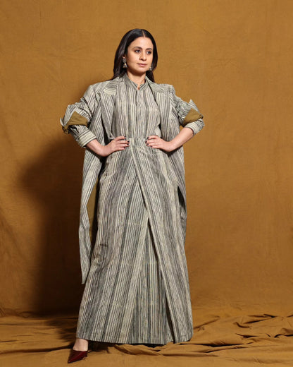 Kahlua Stripe Trench