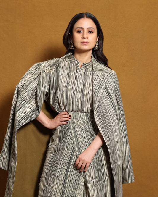 Kahlua Stripe Trench