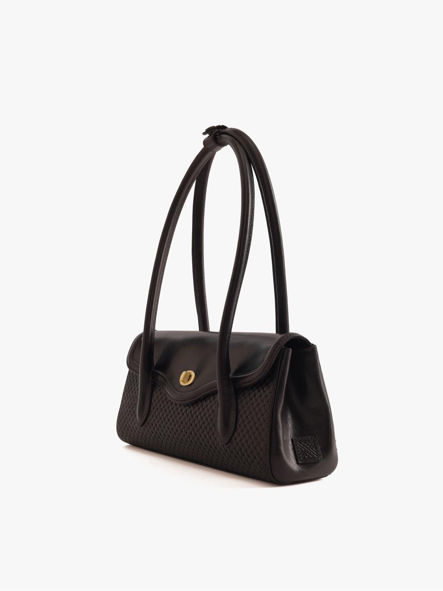 Seville Satchel (Warm Black) (Small)