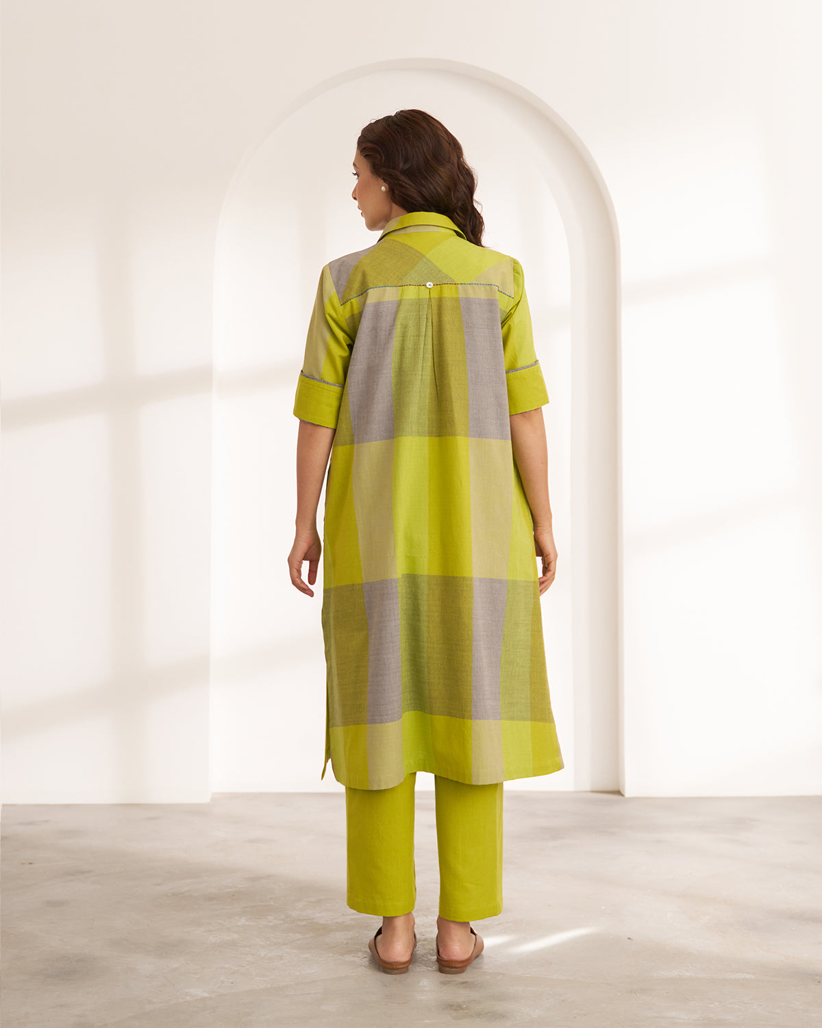 The Kochi Collared Tunic & Pants Set