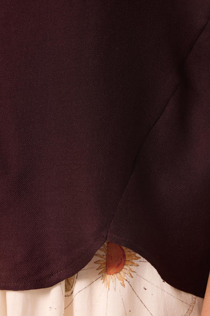 Orion Wine Silk Top