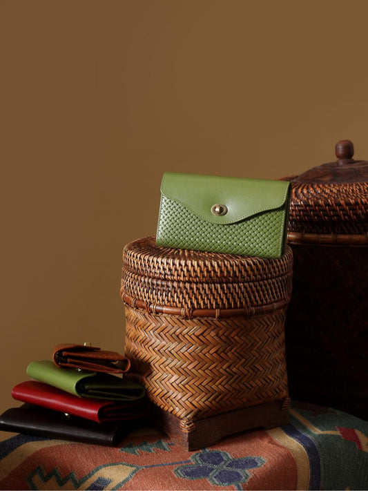 Colaba Clutch Wallet (Matcha)