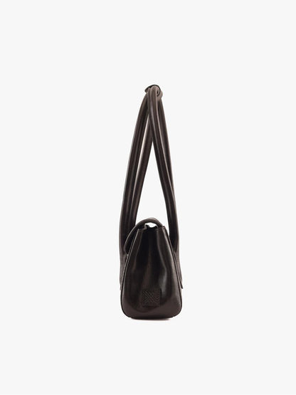 Seville Satchel (Warm Black) (Small)