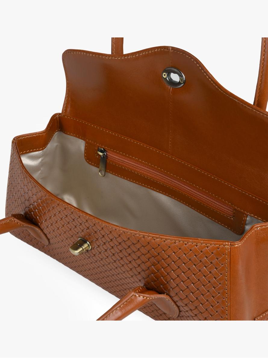 Seville Satchel (Cognac) (Small)