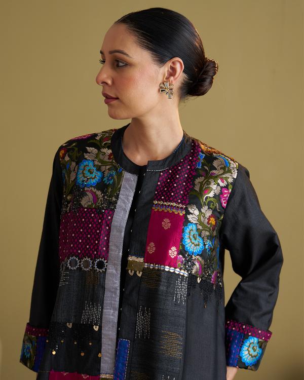The Black Anokhi Jacket