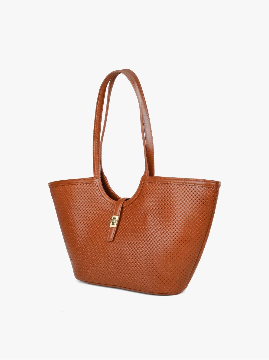 Amalfi Tote (Cognac) (Small)