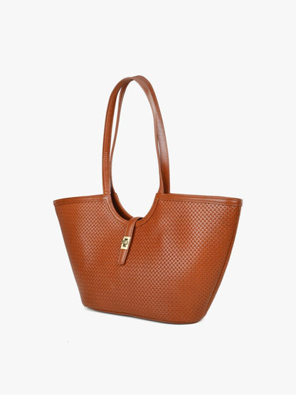 Amalfi Tote (Cognac) (Small)