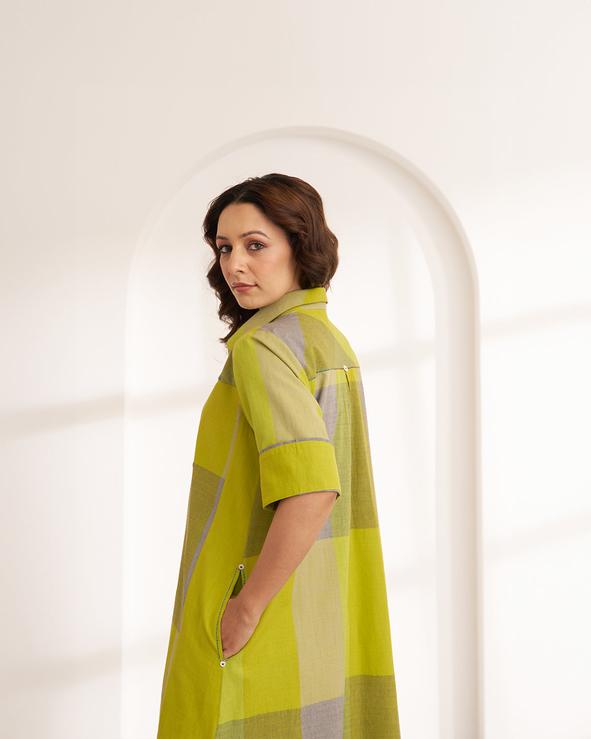 The Kochi Collared Tunic & Pants Set