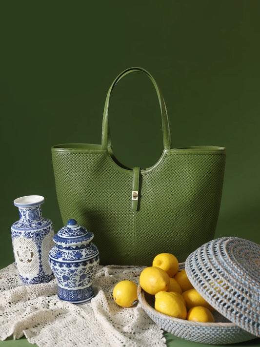 Amalfi Tote (Matcha) (Small)