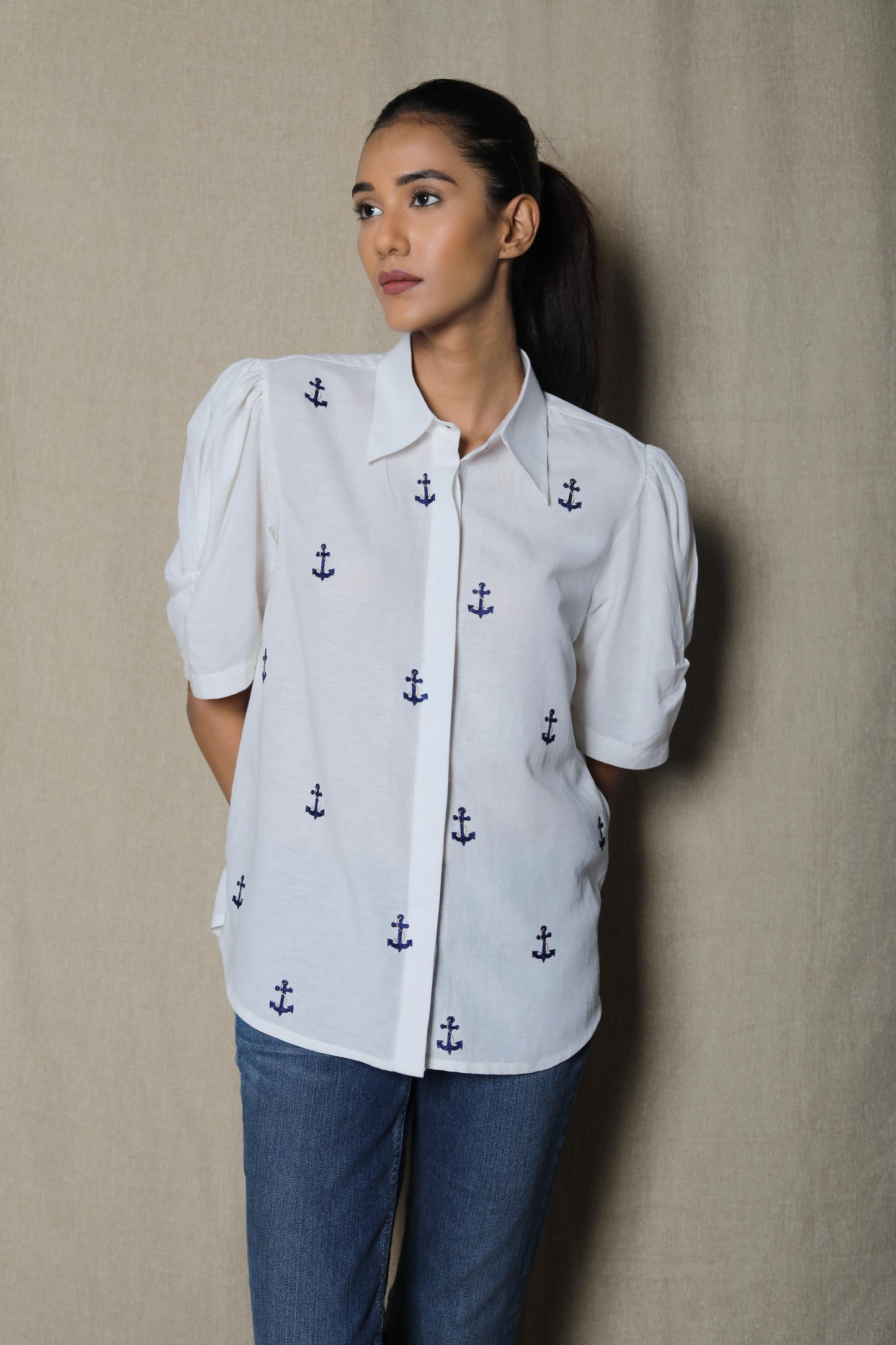 White Anchor Shirt