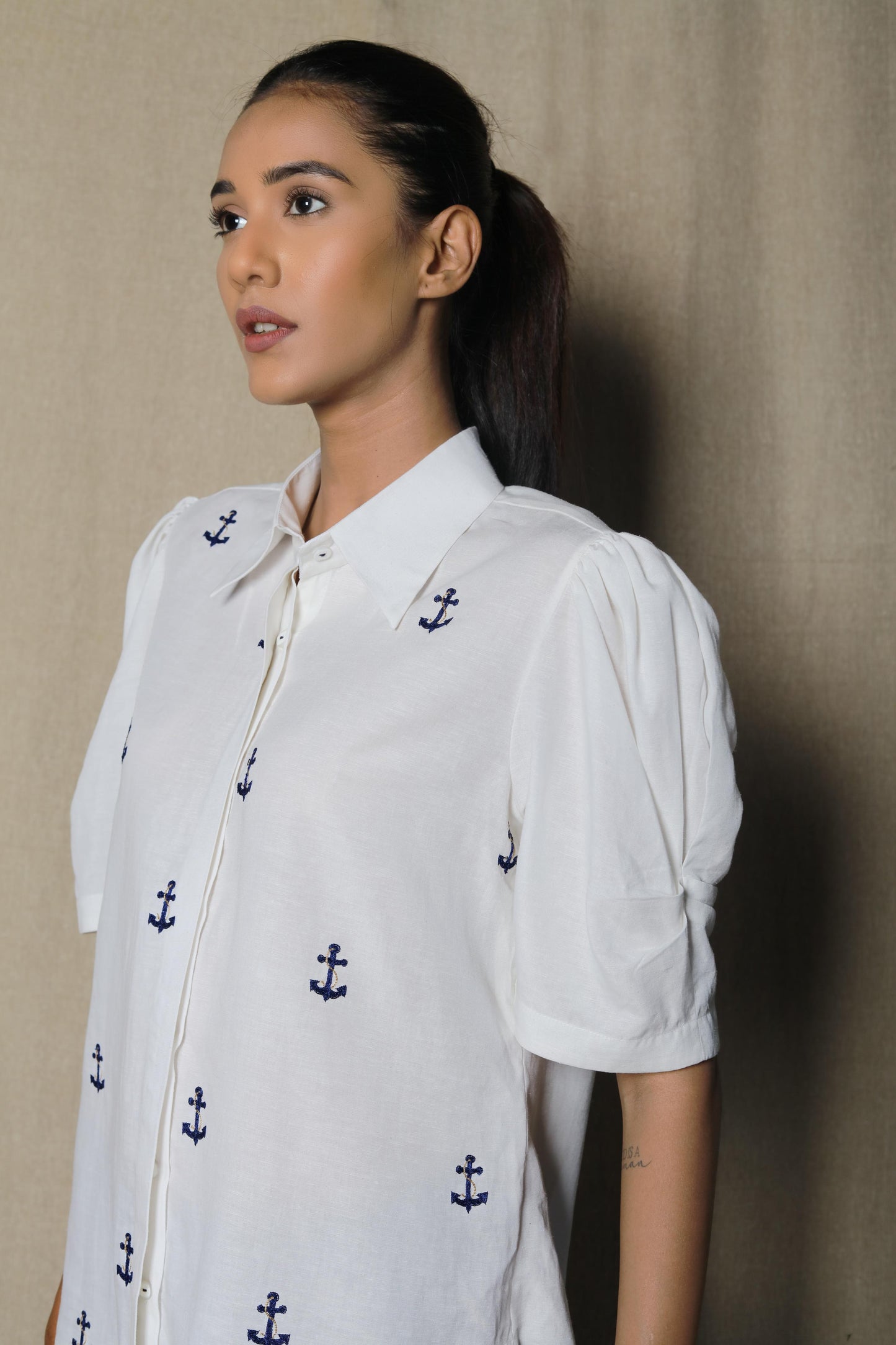 White Anchor Shirt