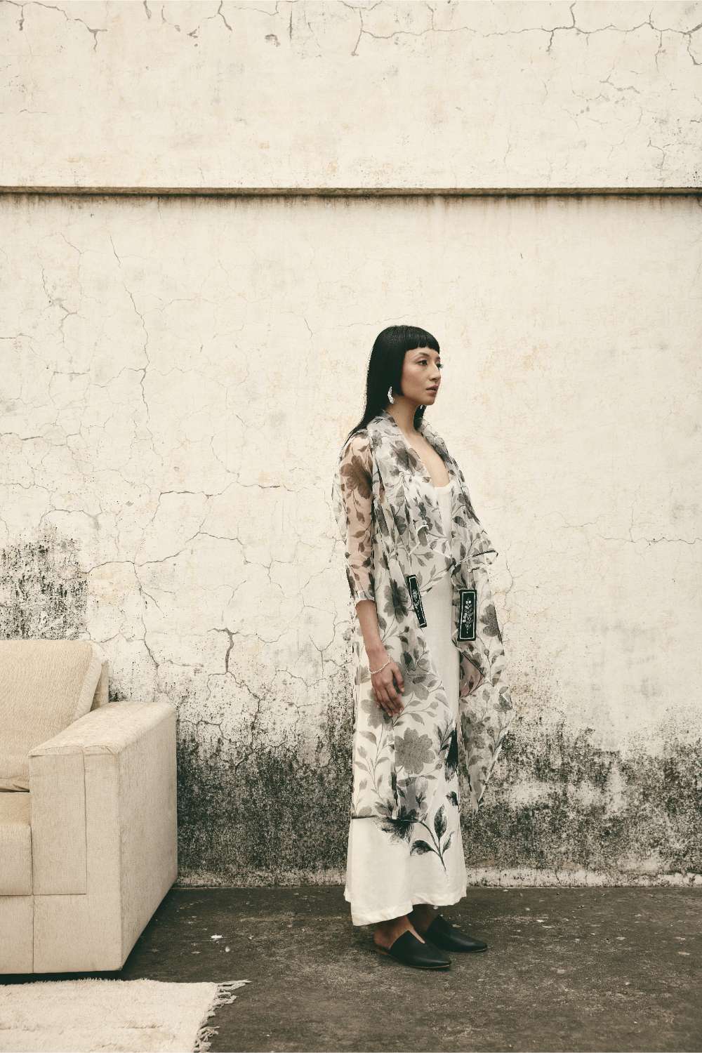 AN Floral Slip Dress Set