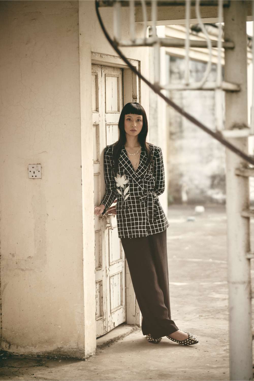 AN Floral Blazer Set