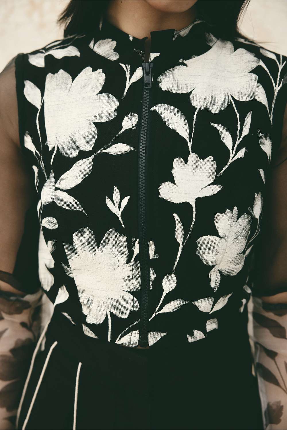 AN Bloom Crop Top with Bookmark Skirt