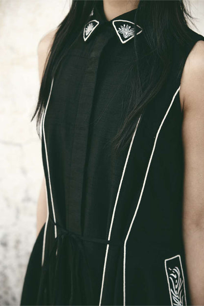 AN Trench Dress Black
