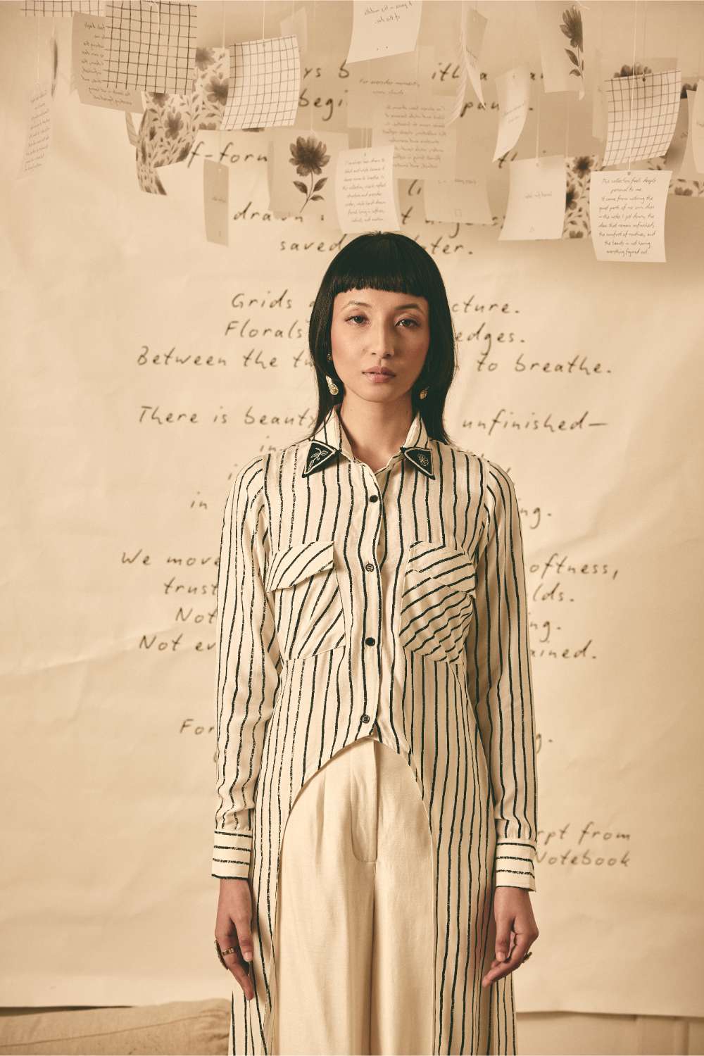 AN Stripe Long Shirt