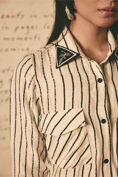AN Stripe Long Shirt