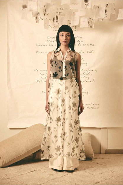 AN Floral Organza Dress