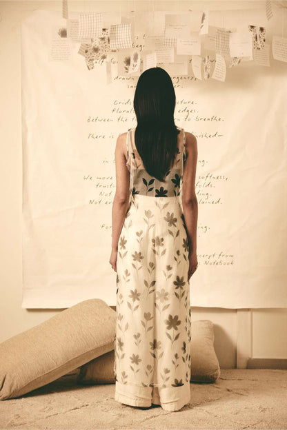 AN Floral Organza Dress