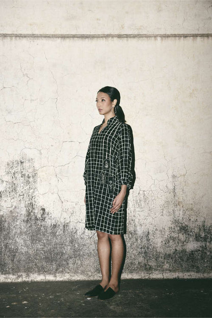 AN Grid Comfort Dress