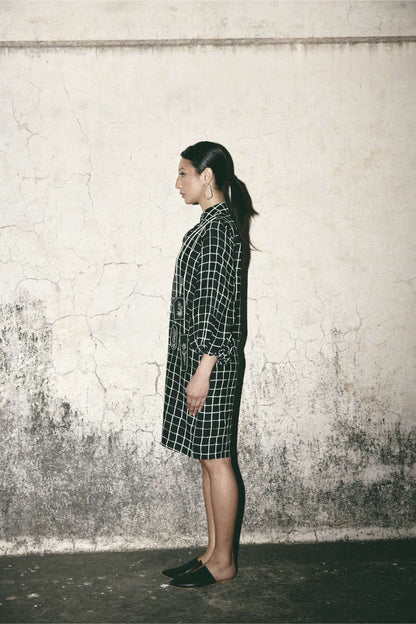 AN Grid Comfort Dress