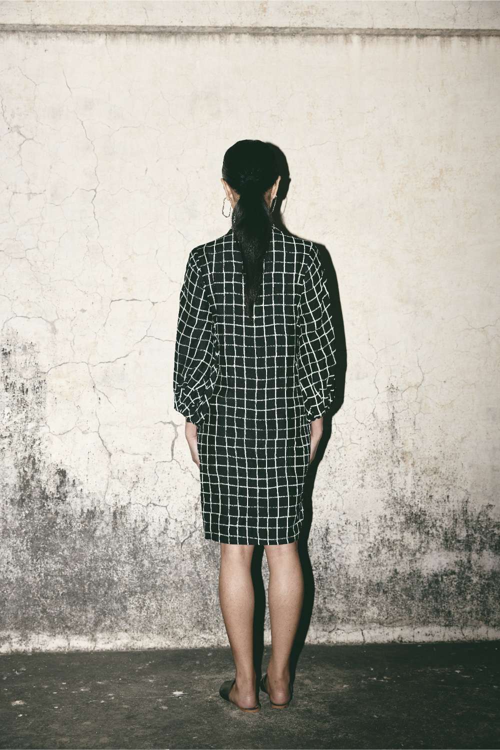 AN Grid Comfort Dress