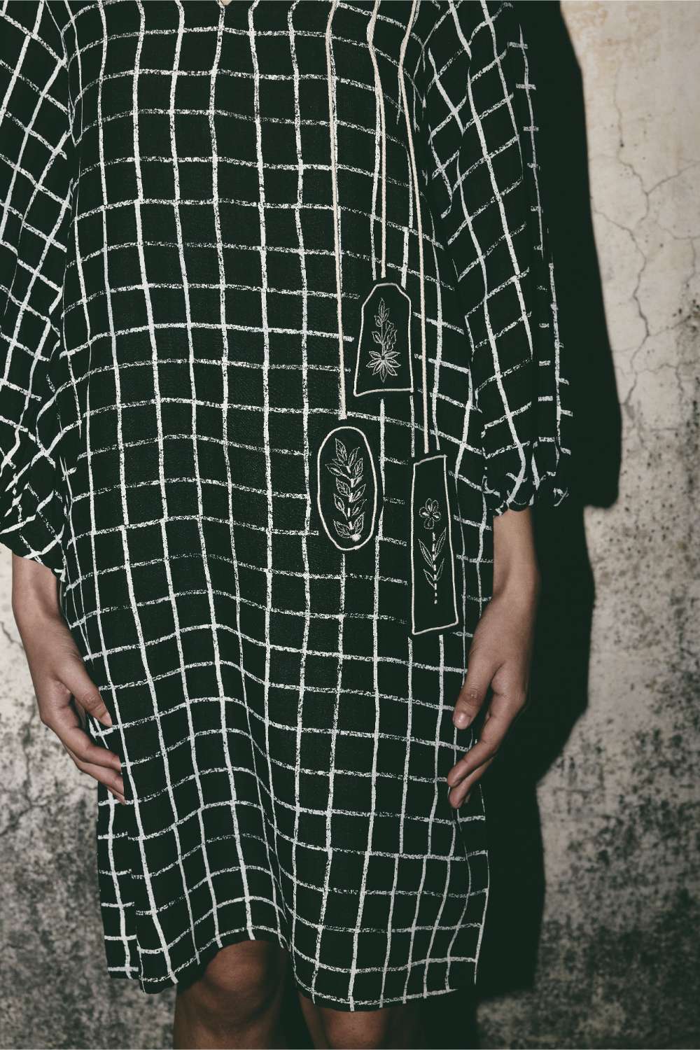 AN Grid Comfort Dress