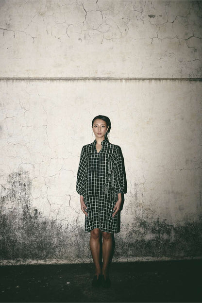 AN Grid Comfort Dress