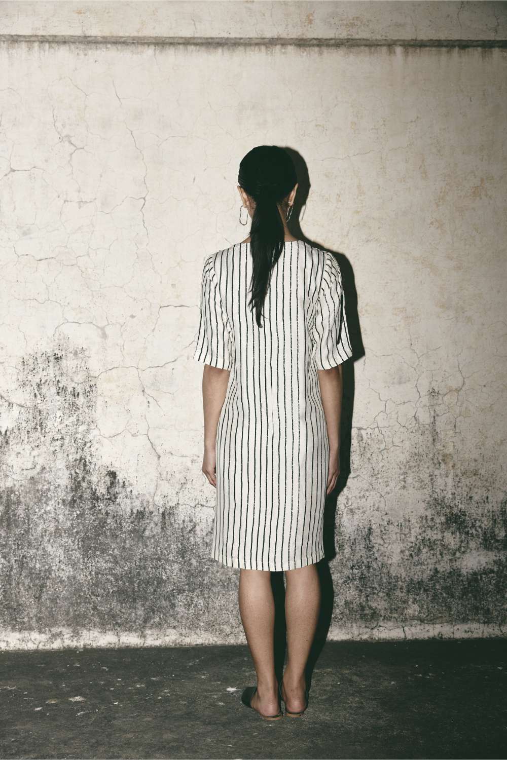 AN Stripe Bloom Dress
