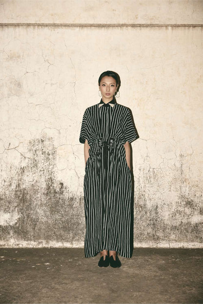 AN Stripe Midi Dress