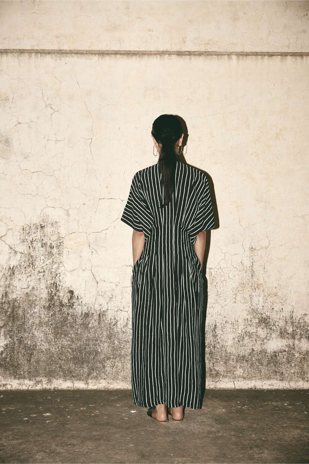 AN Stripe Midi Dress