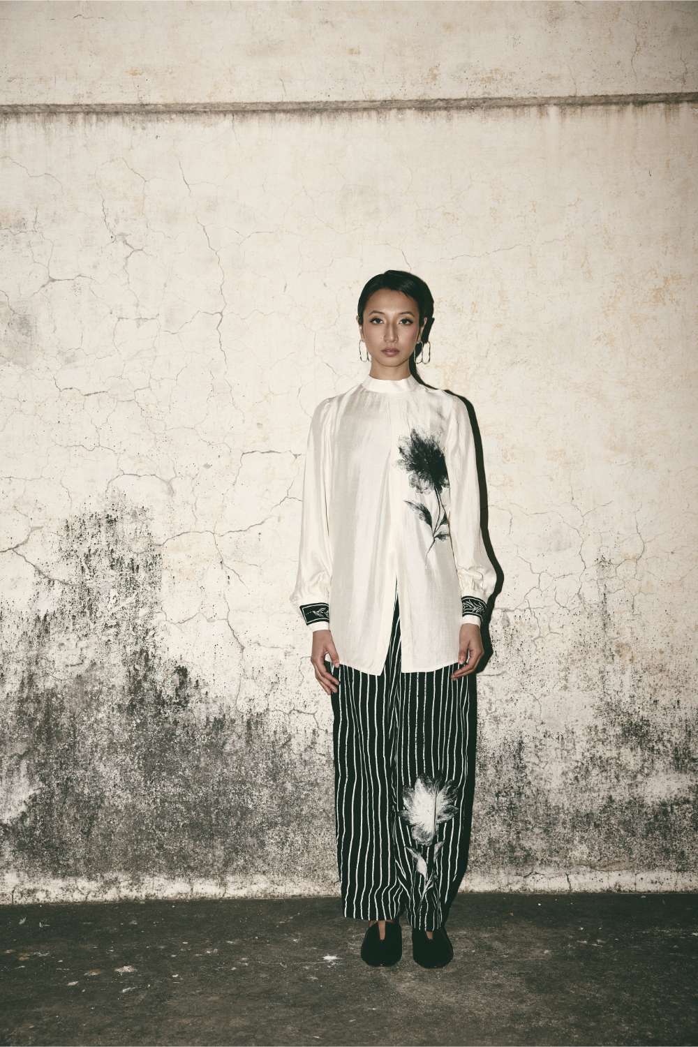 AN Bloom Top with Barrel Pants