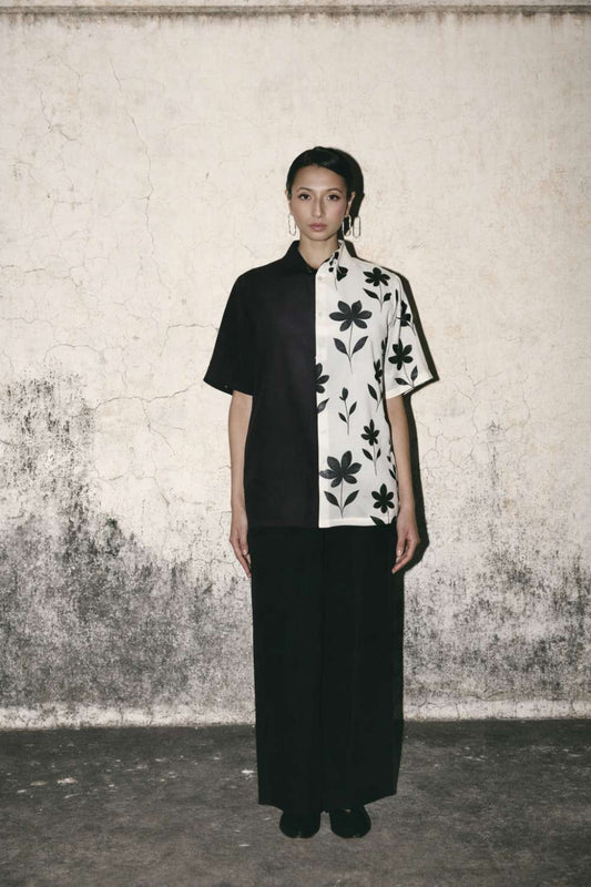 AN Canvas Shirt Set - White