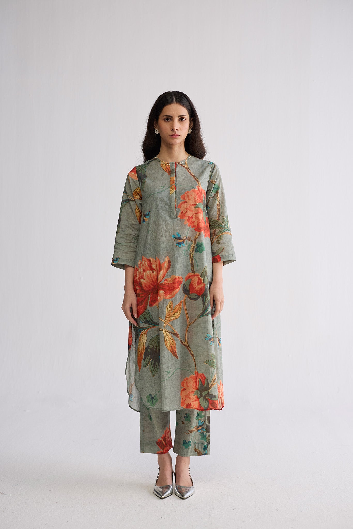 CABBAGE LONG KURTA SET