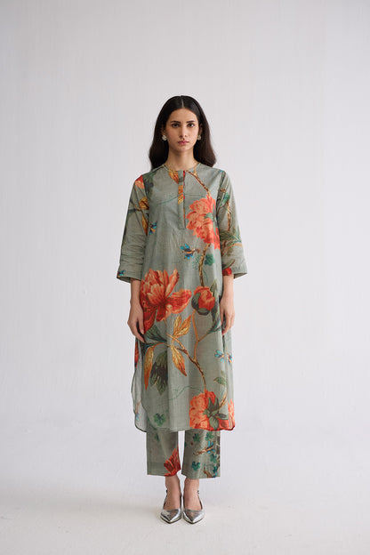 CABBAGE LONG KURTA SET