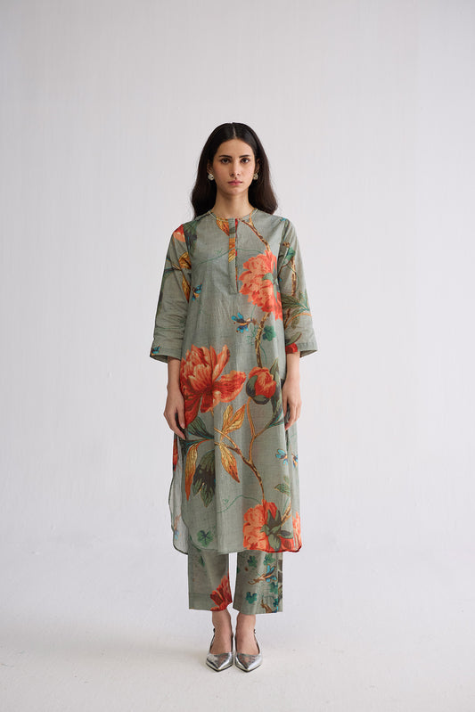 CABBAGE LONG KURTA SET