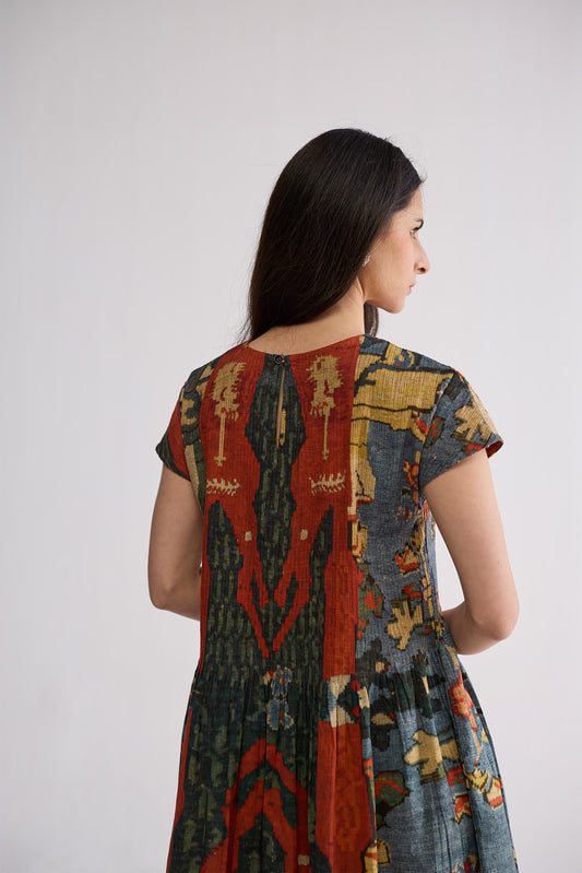 ALO COTTON PINTUCKS DRESS