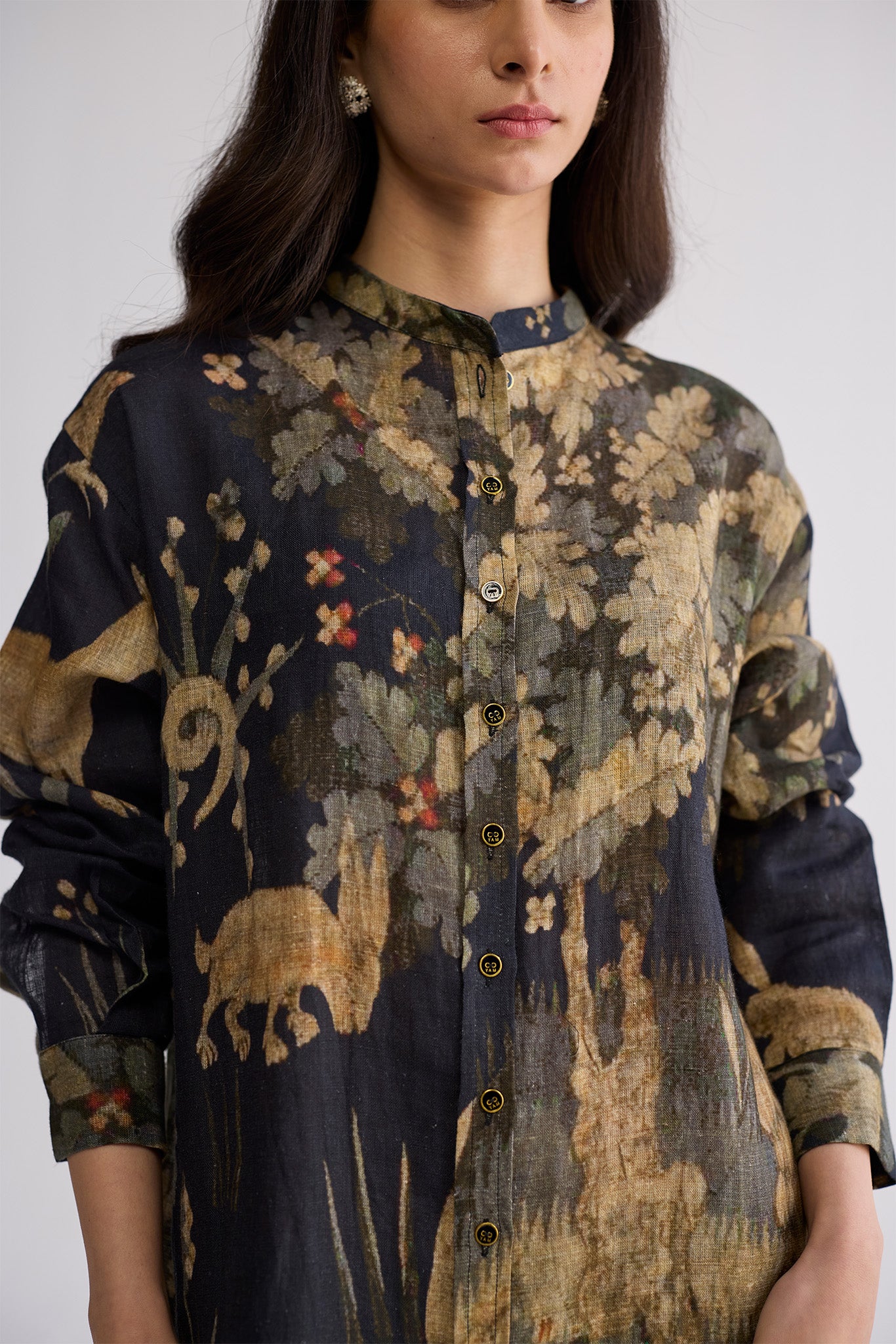 BANYAN LINEN SHIRT DRESS
