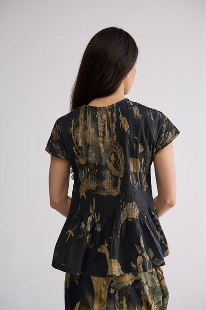 BANYAN PINTUCKS BLOUSE