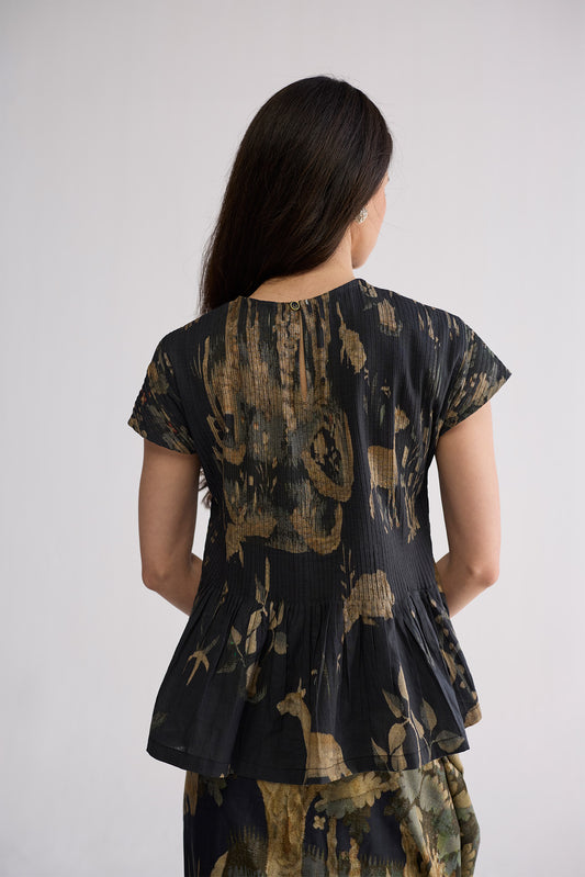 BANYAN PINTUCKS BLOUSE