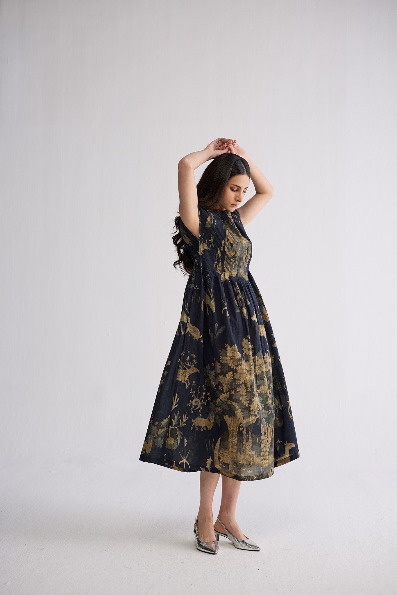 BANYAN PINTUCKS DRESS
