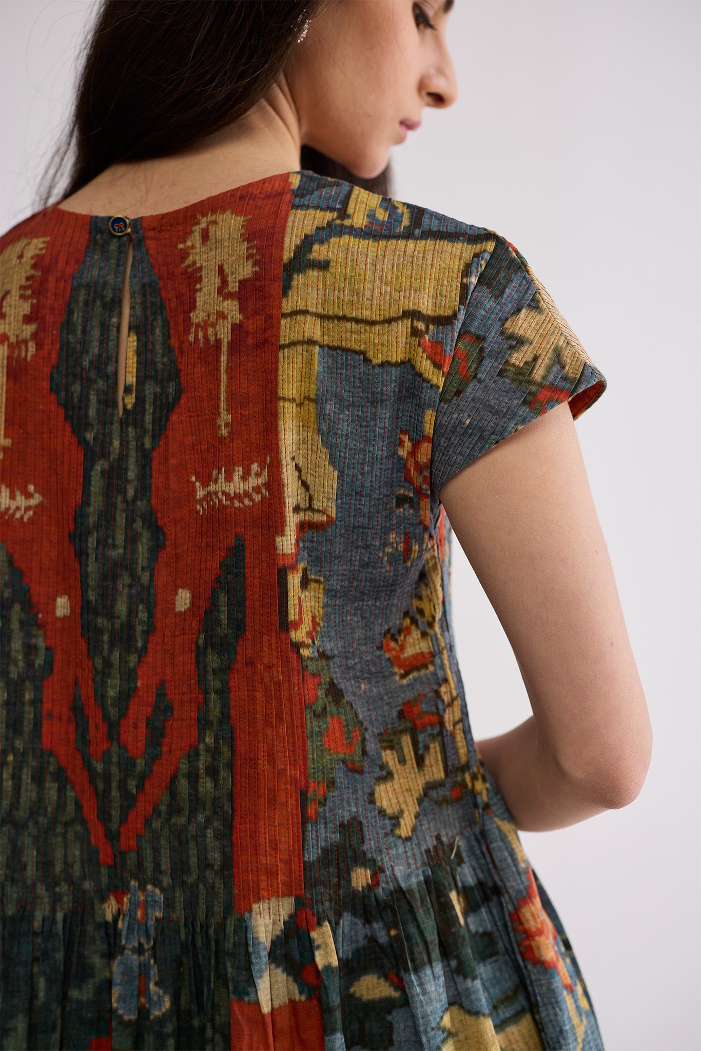 ALO COTTON PINTUCKS DRESS