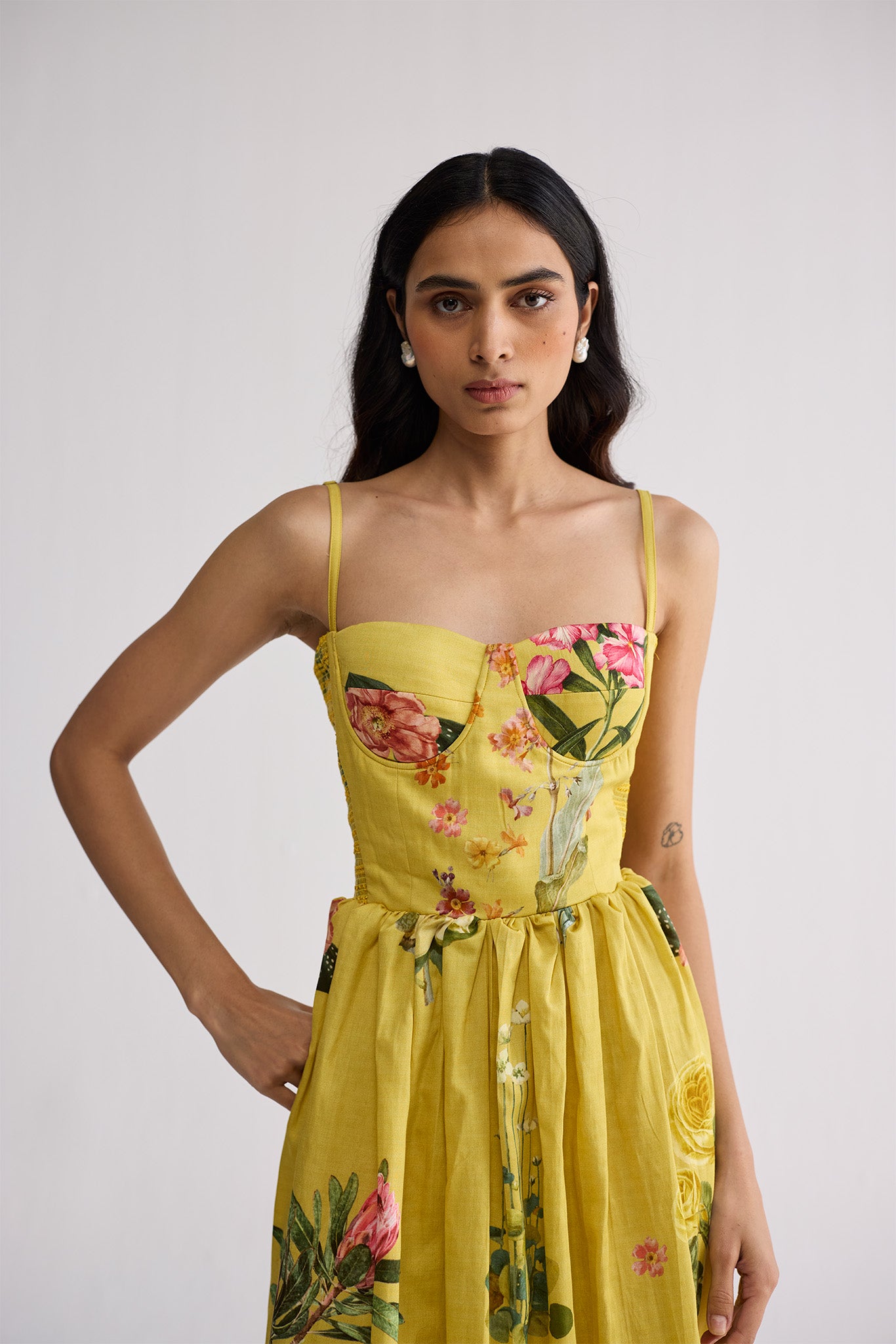 ROMY SMOCKED BRALETTE DRESS
