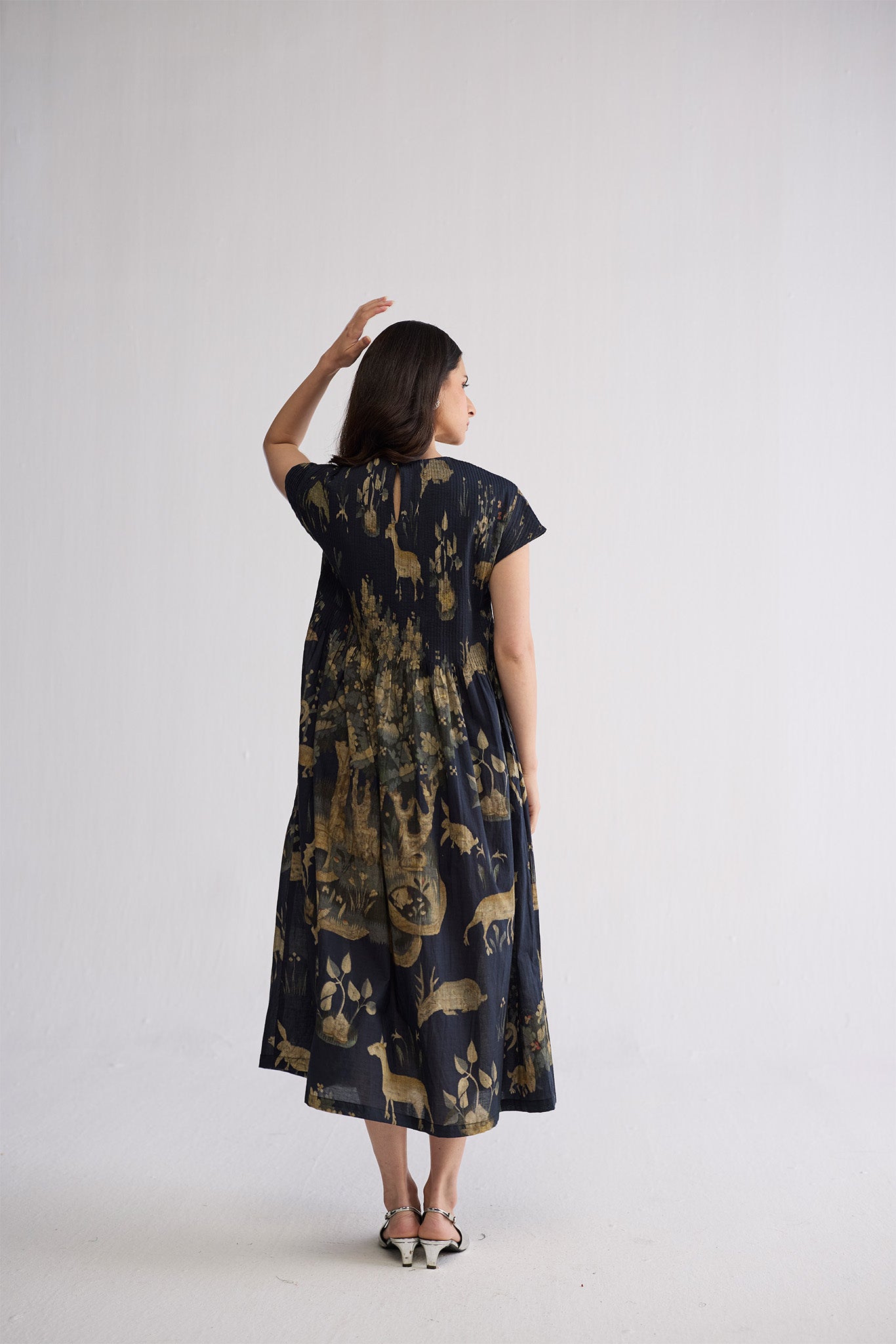 BANYAN PINTUCKS DRESS