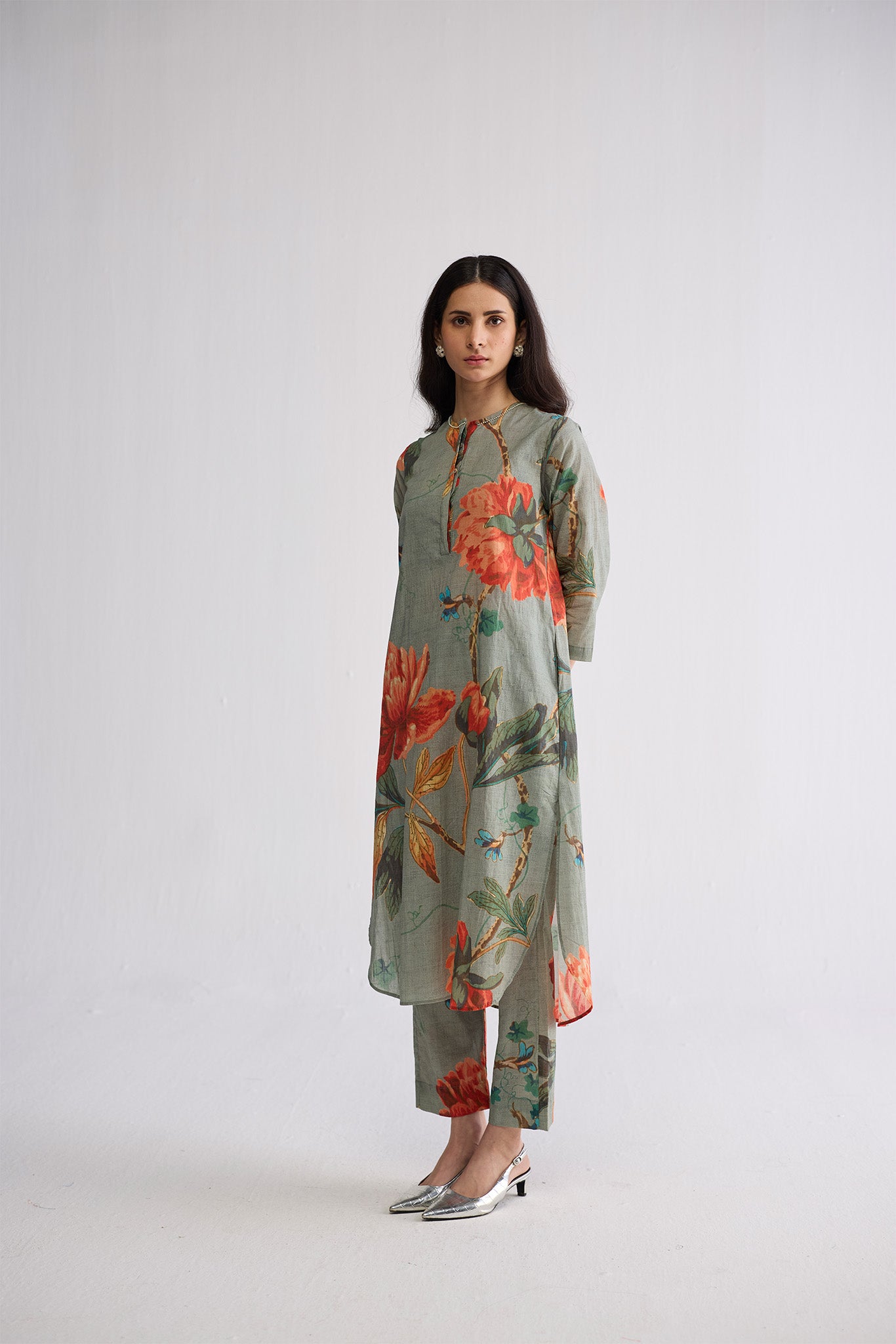 CABBAGE LONG KURTA SET